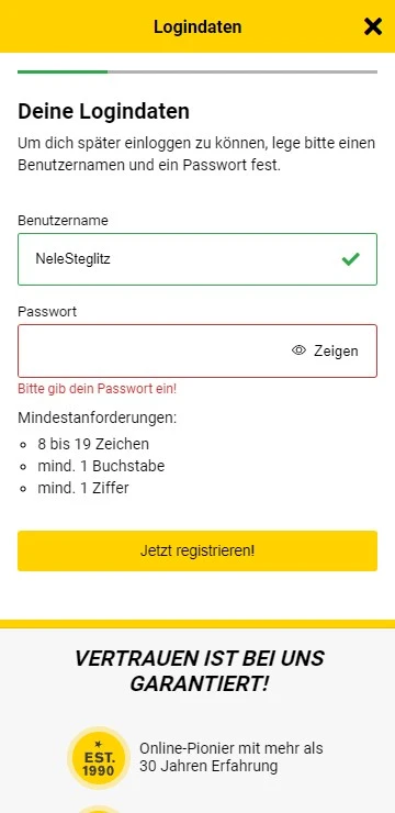 Interwetten Anmeldung 2